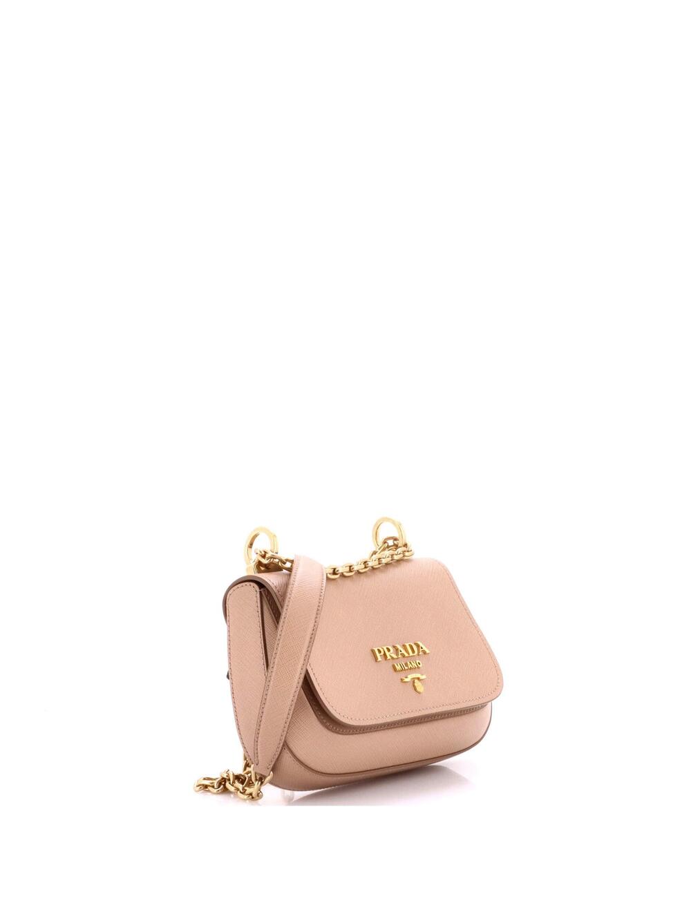 Prada Round Chain Flap Crossbody Bag #258567P15B - Picture 2 of 7
